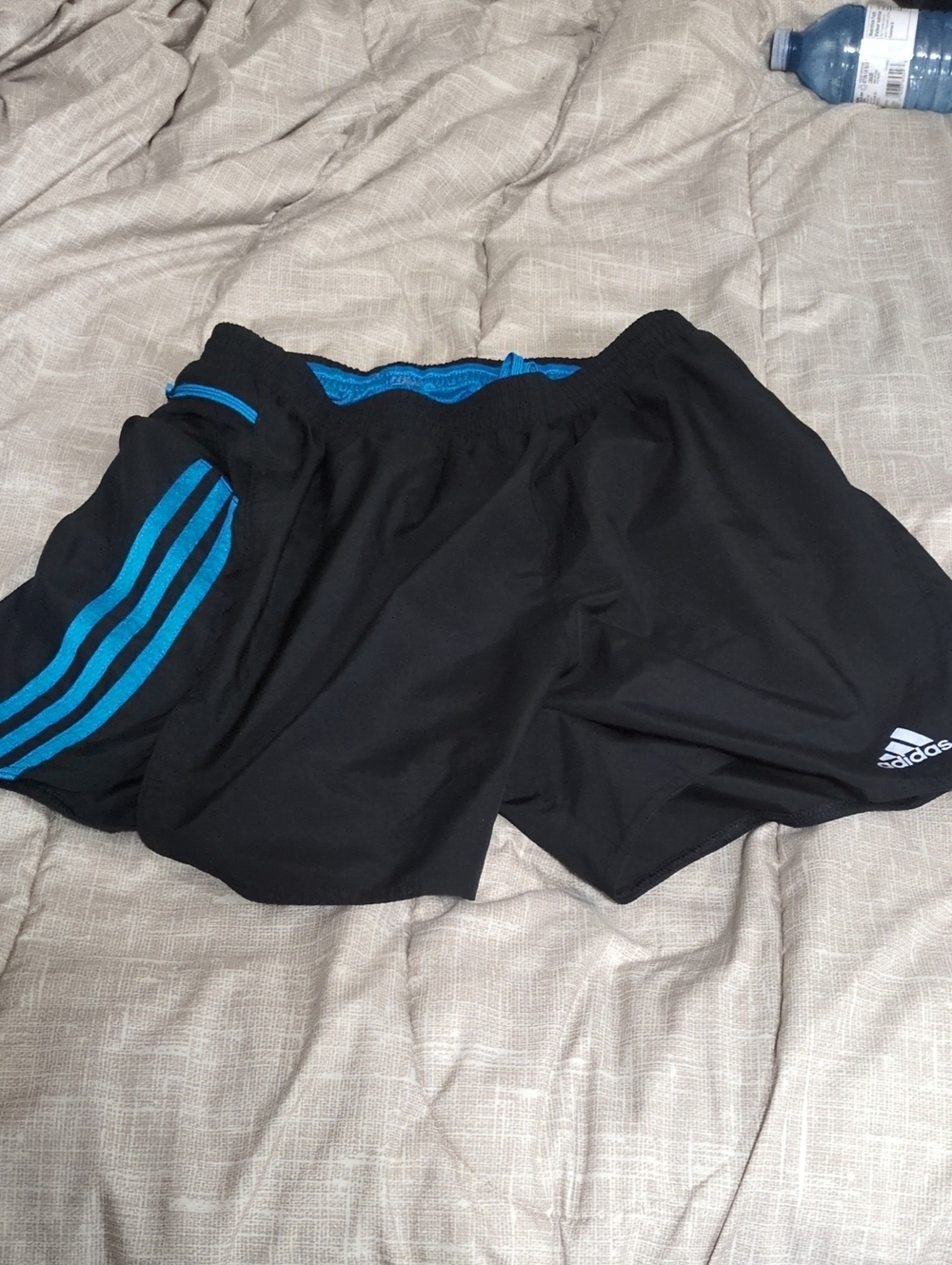 Adidas Blue And Black Shorts